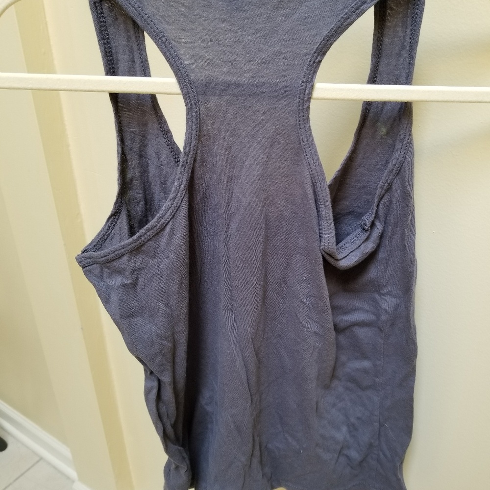 Panda 'Extinction Sucks' Gray Racerback Tank Small - Picture 2 of 4